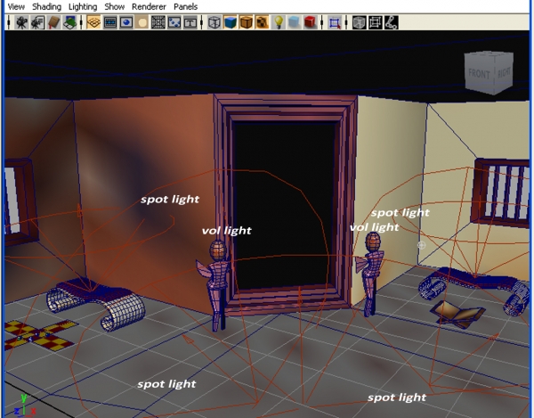 Creation of mirror effect: Step 2